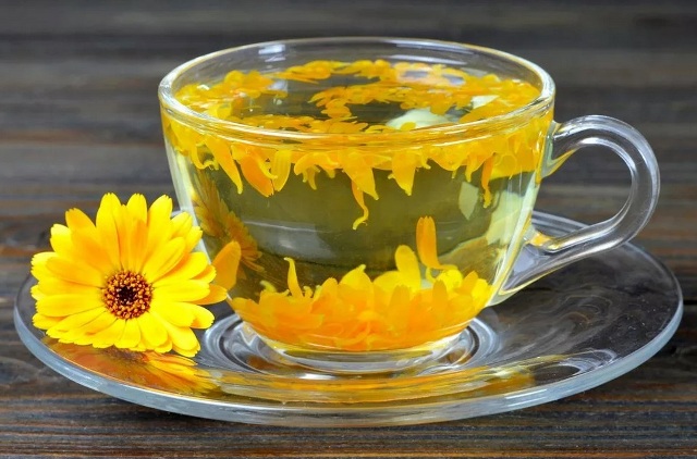 Лечебные свойства календулы и противопоказания: Чай