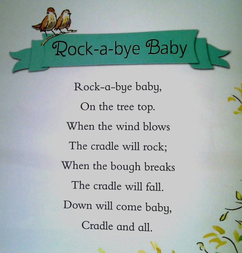 Rock-a-bye baby