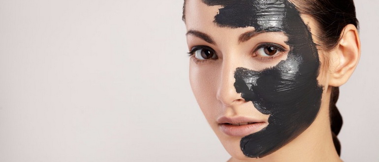 Угольная маска для лица: польза